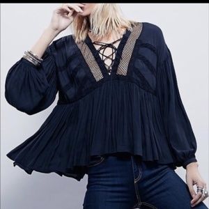 Free people black peasant top
